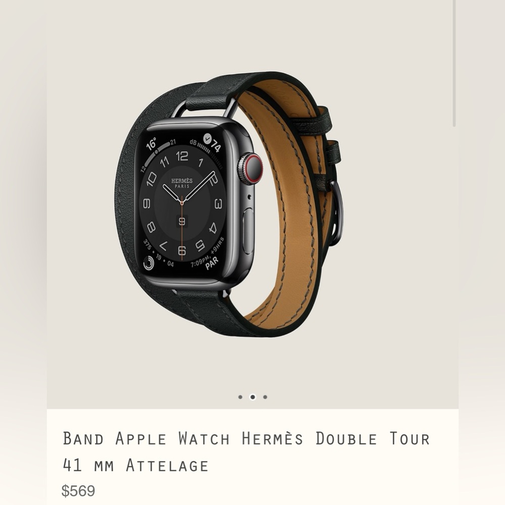Brand New! Apple Watch Hermès Double Tour 41 mm Attelage